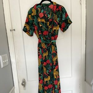Fun jungle print jumpsuit